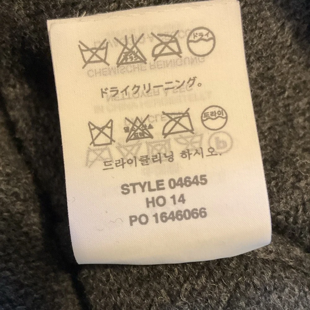 J. Crew 100% Lambswool Shawl Collar Pullover Sweater Dark Gray